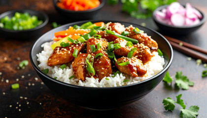 Teriyaki Chicken Rice Bowl. (1)