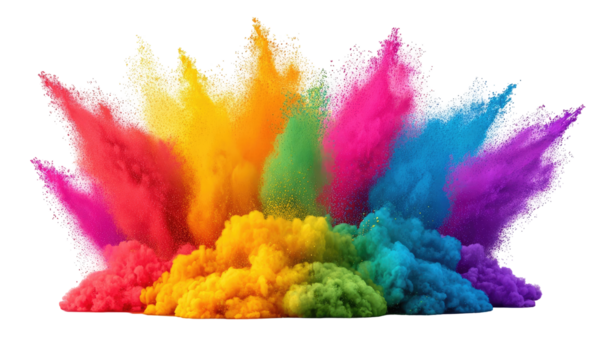 Colorful powder explosion (7)