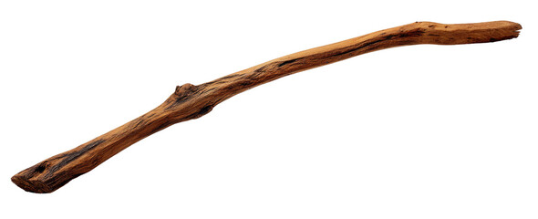 Obraz premium Long, curved wooden branch