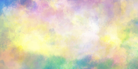 Abstract fire and pastel grunge watercolor texture illustration with orange, yellow, and red colors