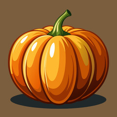 vector illustration of a pumpkin