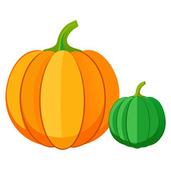 pumpkin isolated on white