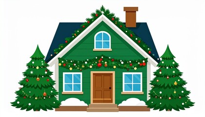 christmas tree house