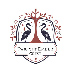 Stylish &ldquo;Phantom Horizon&rdquo; Emblem with Soft Gradient Blends and Contemporary Abstract Design for Corporate Branding