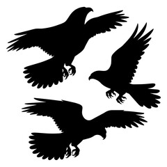 eagles silhouette Vector Logo