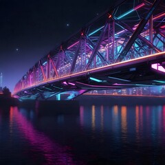 Obraz premium bridge over river