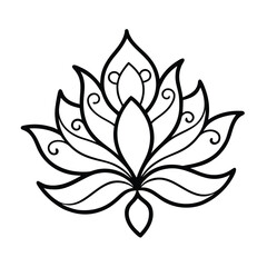 vector illustration of a flower