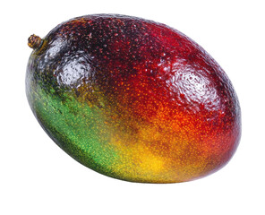 Fototapeta premium Ripe mango, vibrant colors, smooth skin