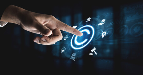 Copyright protection highlights copyright, intellectual property, and legal ownership through law, verification, and secure digital rights Vouch