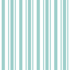 Fresh vertical stripe pattern in aqua blue and white tones
