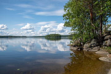 Obraz premium Lake view in finland