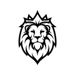 Lion Head Logo Design for Strength and Leadership
