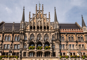 Munich Marienplatz New Town Hall Glockenspiel