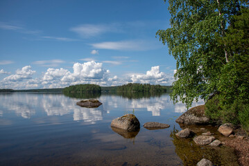Lake view in Finland