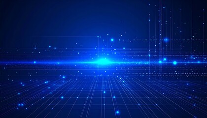 Abstract blue technology design