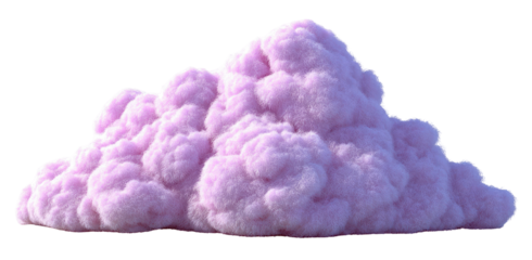 Fluffy pink cloud