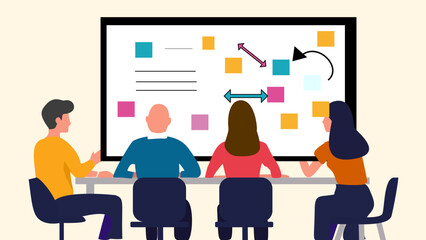 Office Team Brainstorm