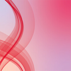 Abstract Colorful Wave on Pink Background Modern Gradient Flow Design