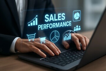 Analyzing sales performance with digital analytics and data visualization