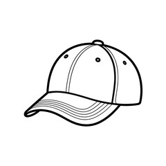 Fototapeta premium Baseball cap isolated on transparent background