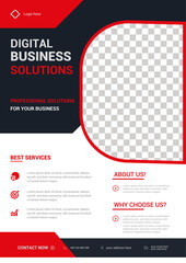 Digital Business Solutions Flyer &ndash; Modern Corporate & Marketing Template