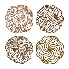 Obraz premium Seamless Wooden Pattern – Abstract Tiling Vector Design