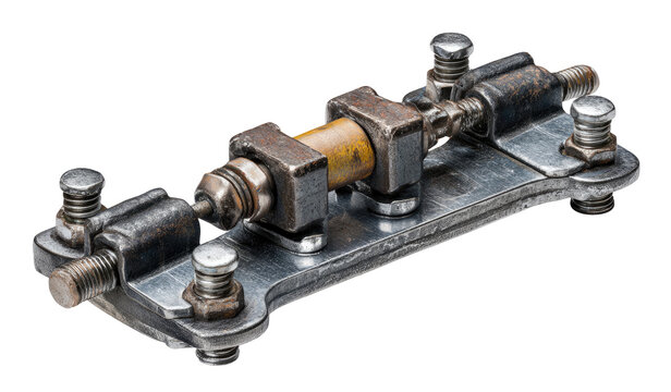 Industrial machine component, intricate mechanical assembly