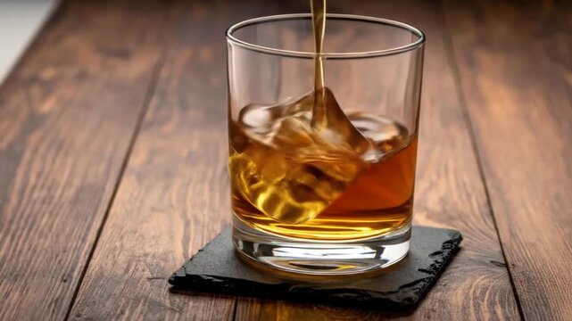Whiskey with ice