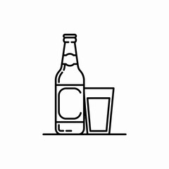 beer icon, bottle and glass vector, drink silhouette, alcohol symbol graphic, beverage illustration, bar drink icon, pub beer vector, cold drink clipart, brewery symbol, pint glass icon, beer bottle f