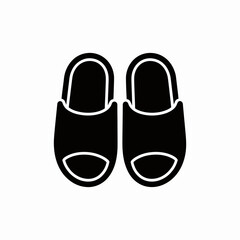 slippers, footwear, shoes, home, comfort, casual, indoor, soft, cozy, bedroom, house, lounge, relaxing, wear, slip-on, fabric, sole, pair, fashion, warm, simple, minimal, design, black, white, vector,