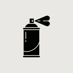 spray, can, aerosol, paint, graffiti, art, street, design, vector, icon, silhouette, clipart, outline, black, symbol, illustration, graphic, minimal, isolated, tool, container, pressure, nozzle, bottl