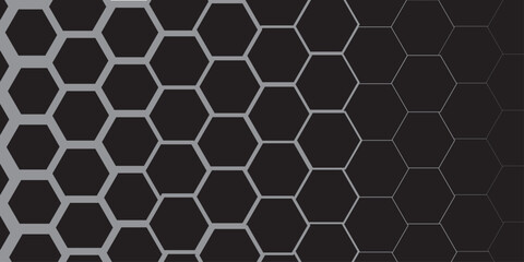 Seamless vector art of a blue honeycomb hexagon pattern with a geometric grid texture