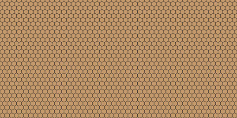 Seamless corrugated brown cardboard paper texture and background design