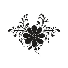 Wall design flower icon vactor image.eps