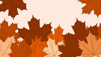 Fototapeta premium Autumn maple leaves background