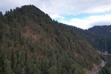 View from the top of the mountains.