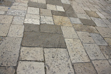 stone block paving