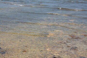 sand and water