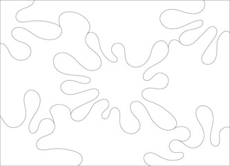 9-piece puzzle in the form of blots. Abstract geometric background with lines.