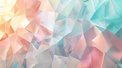 Abstract geometric polygon style background with beautiful pattern mosaic