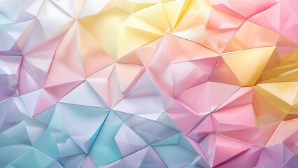 Obraz premium Abstract geometric polygon style background with beautiful pattern mosaic