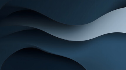 Abstract Dark Waves Background Design