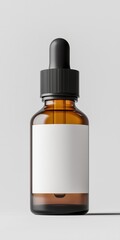 Fototapeta premium Blank Label Dropper Bottle for Cosmetics or Oils