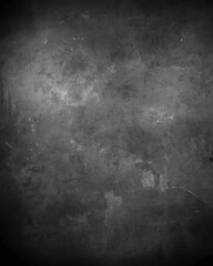 Fototapeta premium Dark grunge textured concrete background. dark, moody, and grunge-inspired textured background. The surface resembles a distressed concrete or stone wall with a rough, mottled finish, subtle scratches