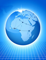 Global network illustration