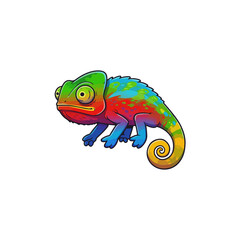 Colorful chameleon