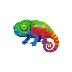 Colorful chameleon