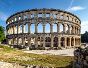 Fototapeta premium Ancient arena, vast and grand