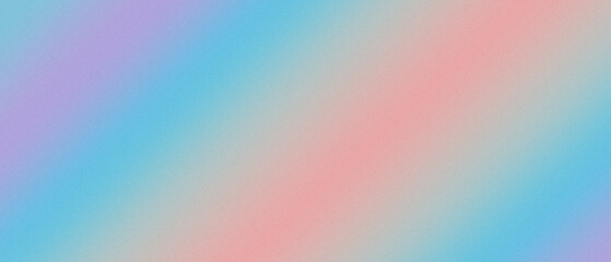 Blue orange pink purple grainy background. Abstract noisy textured banner header design.