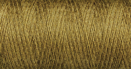 Yellow Thread Texture with Weave for Creative Craft Projects